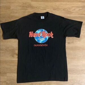 Hard Rock Cafe men’s medium T-Shirt guangzhou China single stitch